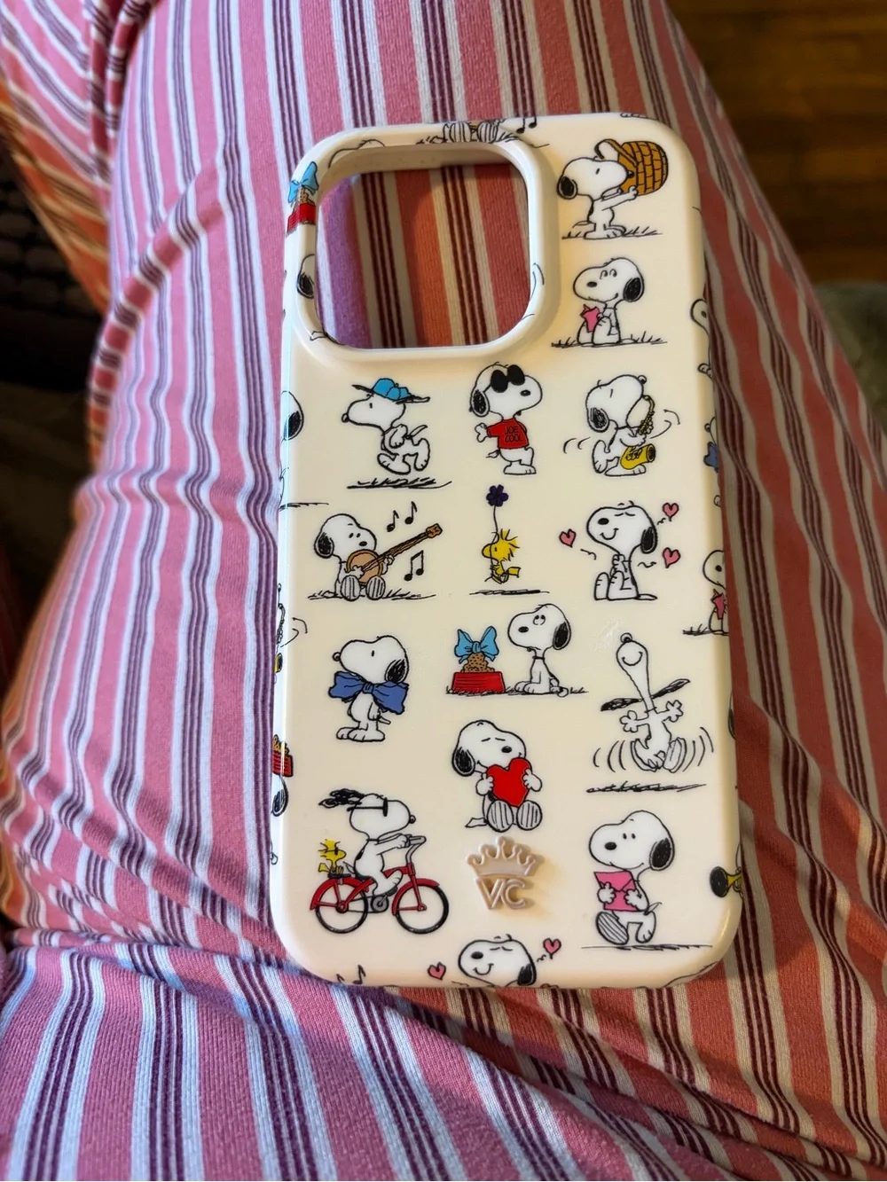 iPhone 15 pro Velvet Caviar Case, “Snoopy Moods”, MagSafe, see photos